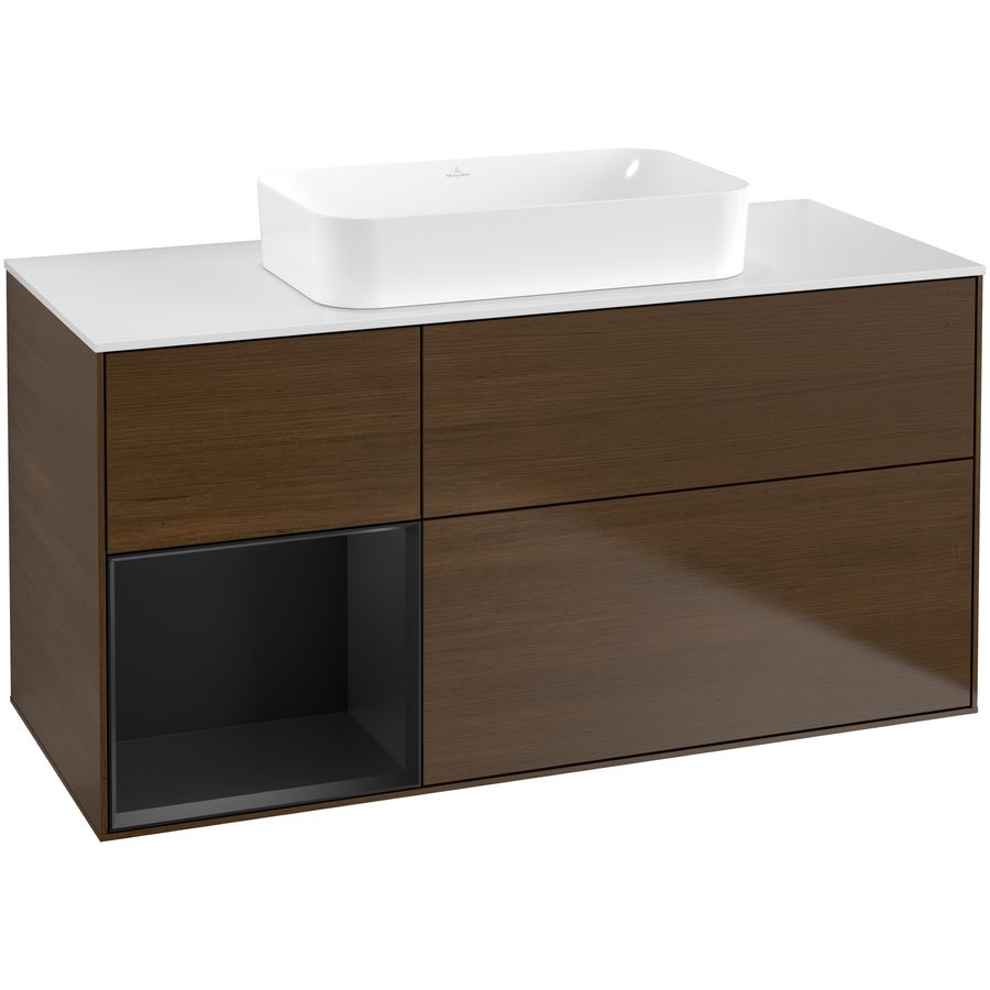 Wastafelonderkast Finion 1200x603x501mm W.Veneer F701PDGN