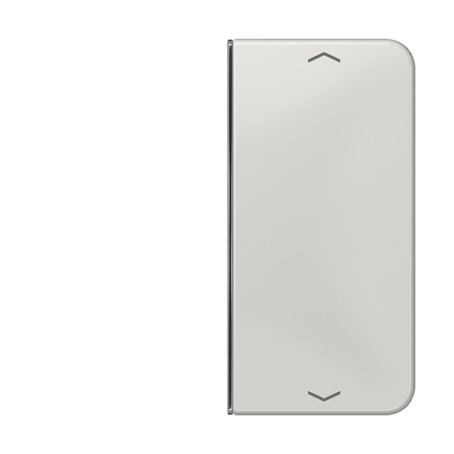 Tastafdekking 2-voudig pijl CD lichtgrijs KNX