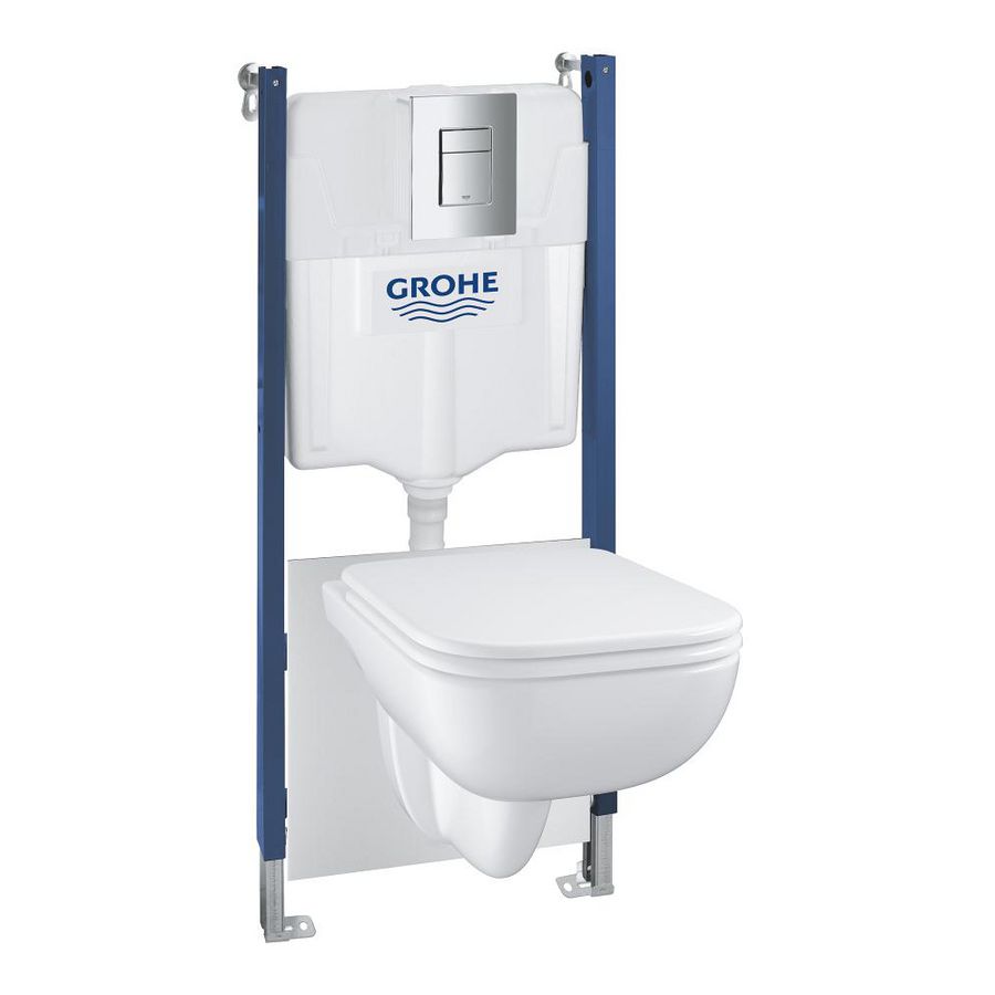 Solido Start wandcloset combipack  Edge 5-in-1 Keramiek WC