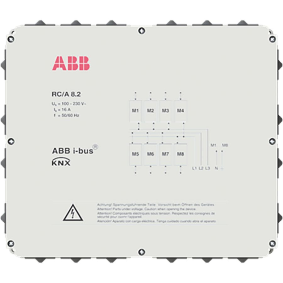 Ruimtecontroller KNX basisapparaat voor 8 steekbare modules (RC/A8.2)