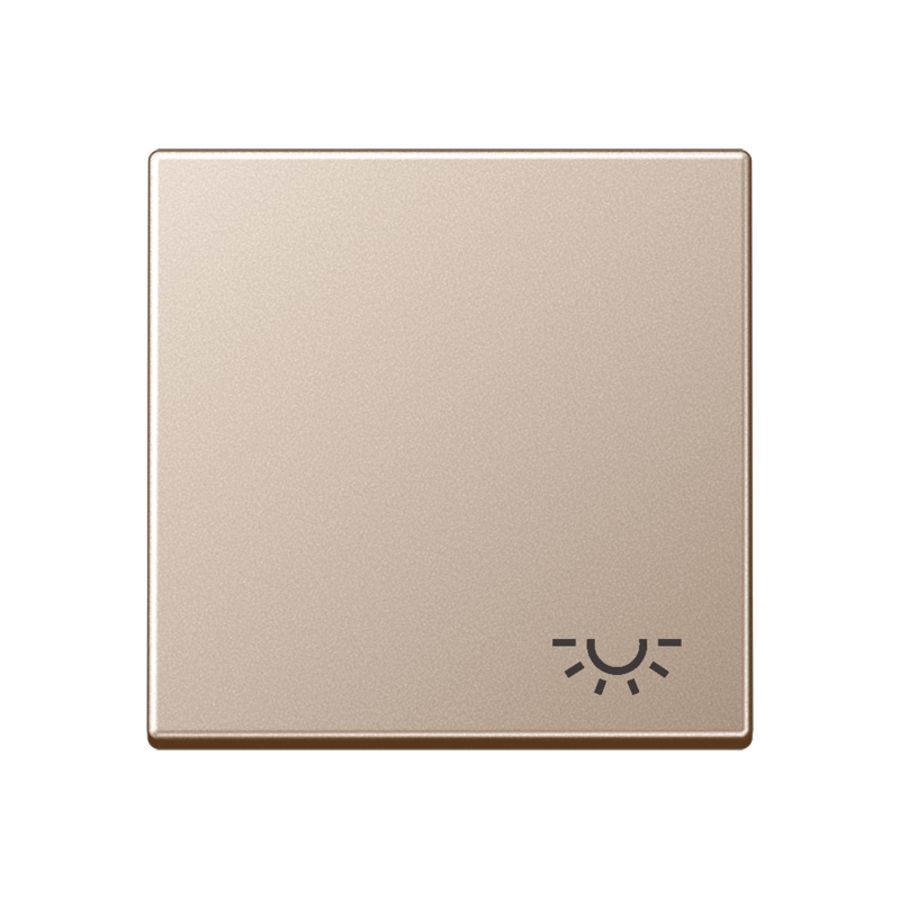 Schakelwip lampsymbool A500 champagne