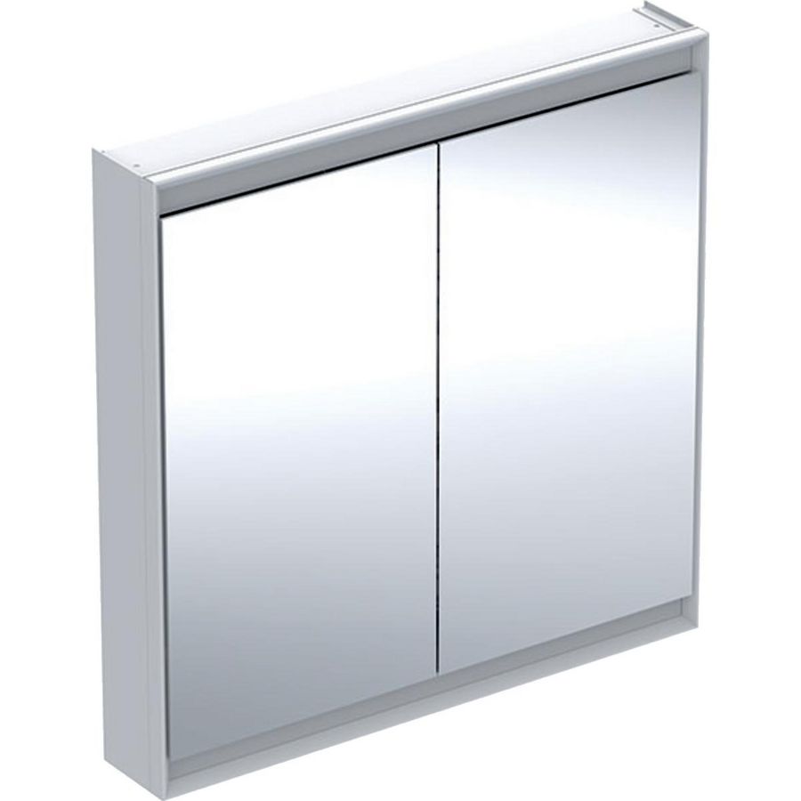 Opbouw spiegelkast 2 deuren 90x90cm ComfortLight wit ONE