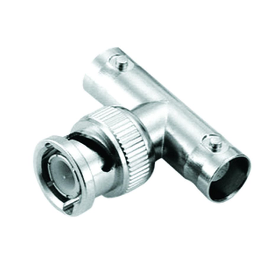 Kist a 10st. Connector BNC 75 ohm T-stuk 2x Female - 1x Male