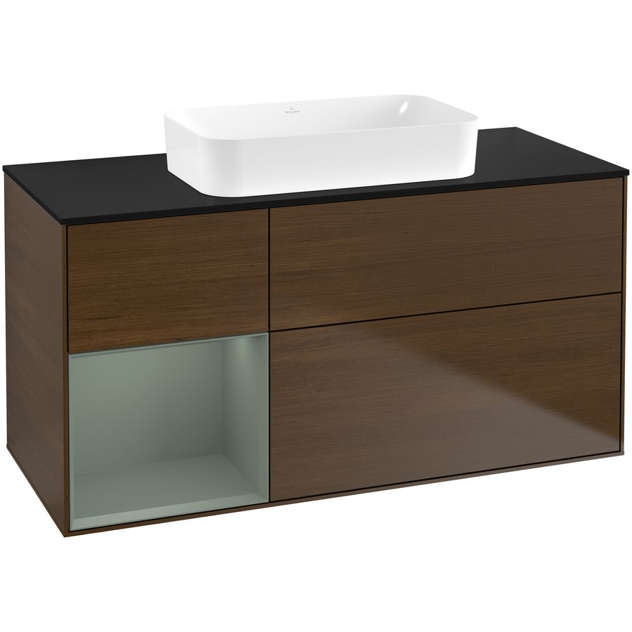 Wastafelonderkast Finion 1200x603x501mm W.Veneer F702GMGN