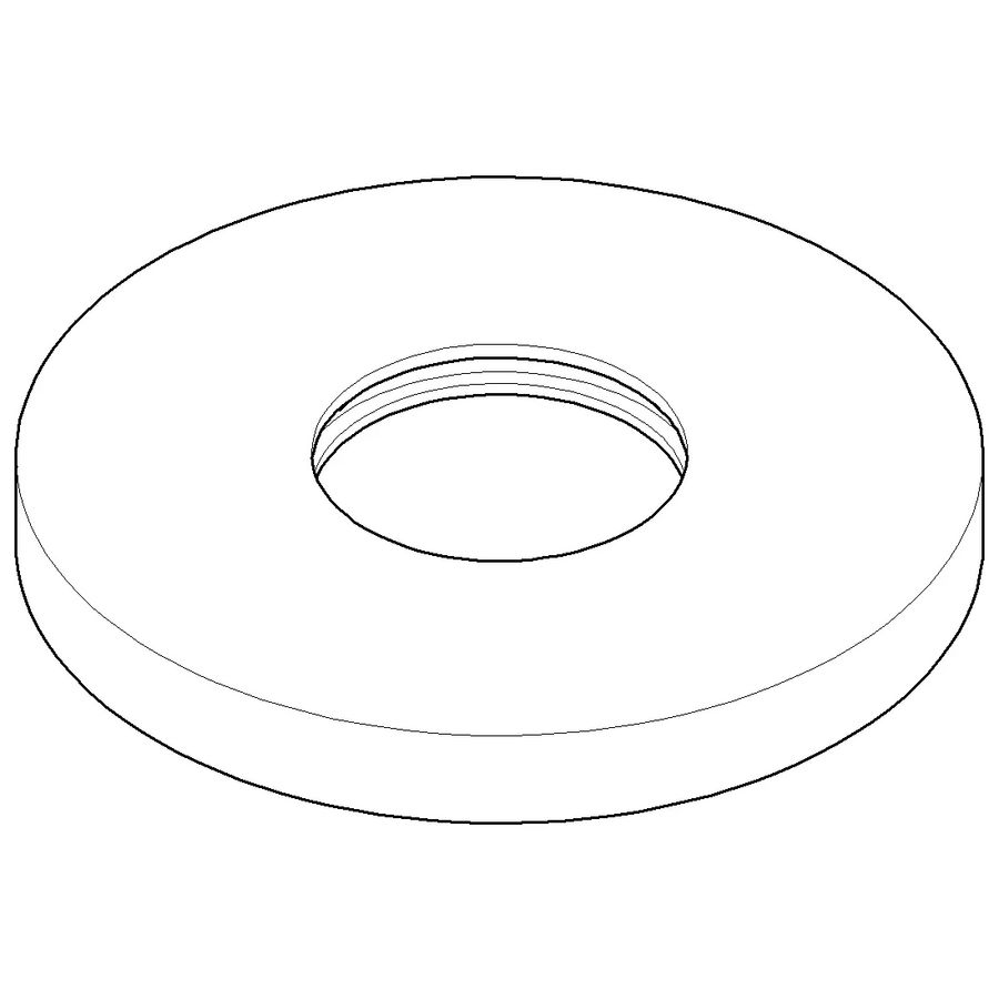 Rozet 135x15,5mm Dark Chrome