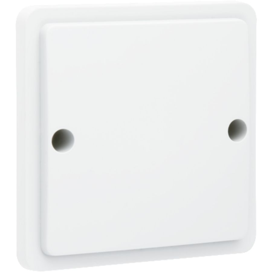 Spuitwaterdichte blindplaat wit