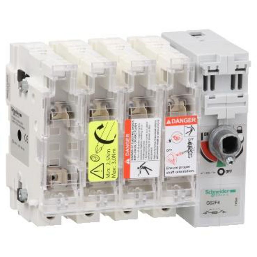 Zekeringlastscheider 3P+N(4M) 50A NFC 14x51mm TeSys GS