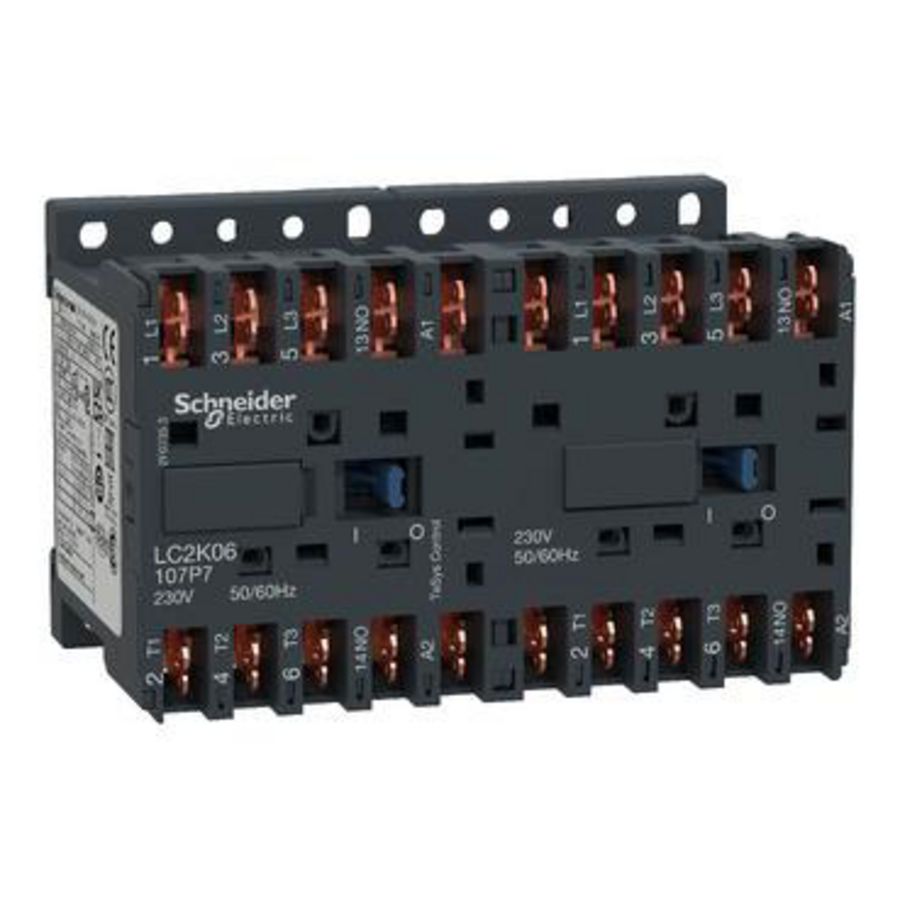 Omkeercontactor 3M HC 1M AC-3<=440V 9A Stuurspanning K