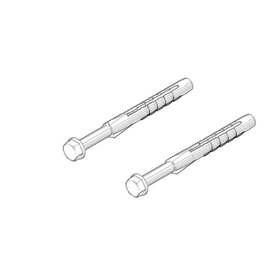 Bevestigingsset Houtschroef met plug 5x50mm 0430310140090