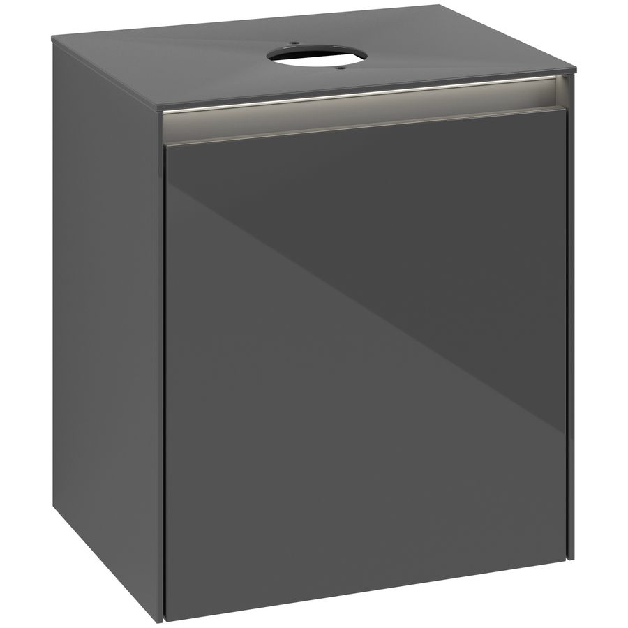 Wastafelonderkast Collaro 500x548x380mm Glossy Grey C148B0FP