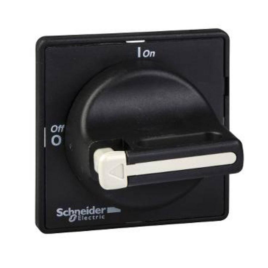Draaibediening 60x60mm Voorkant Zwart Vergr TeSys Mini/Vario