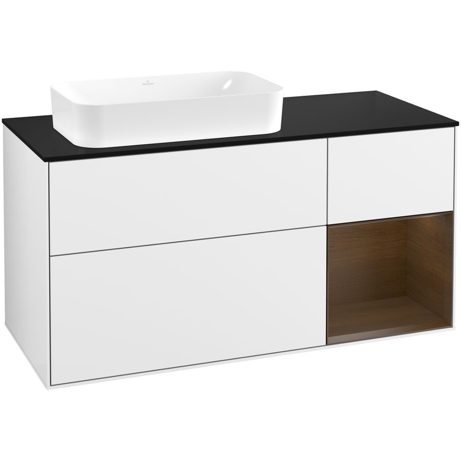 Wastafelonderkast Finion 1200x603x501mm G.White.L F692GNGF