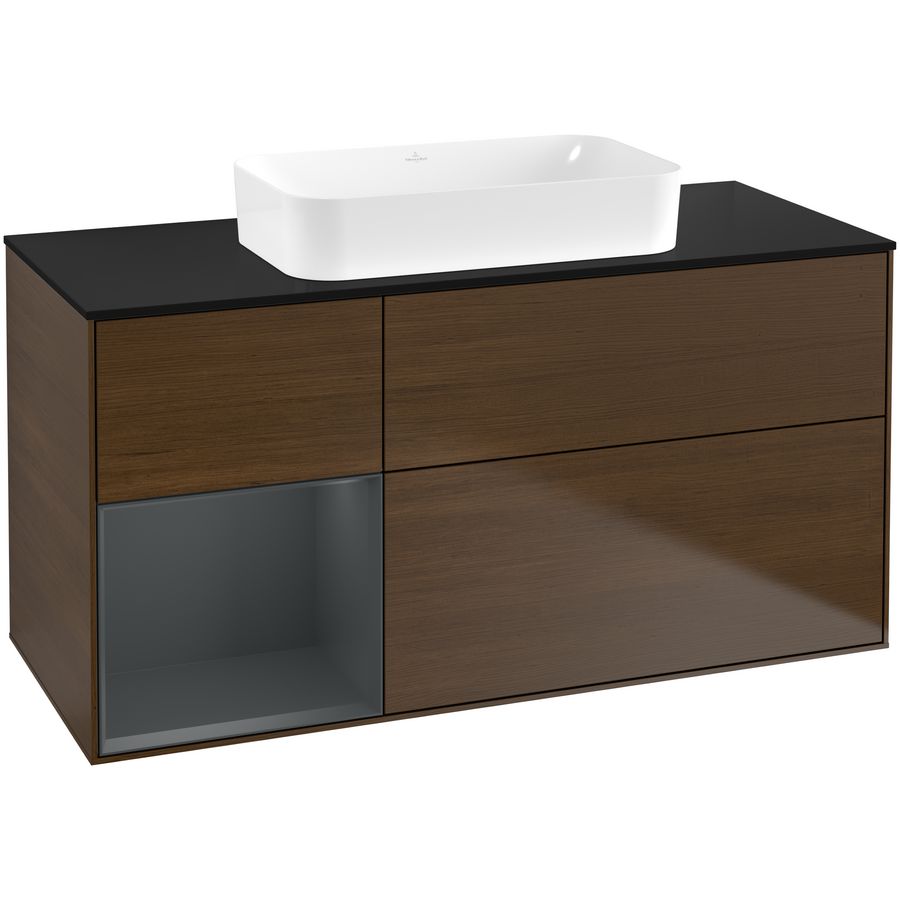 Wastafelonderkast Finion 1200x603x501mm W.Veneer F702HGGN
