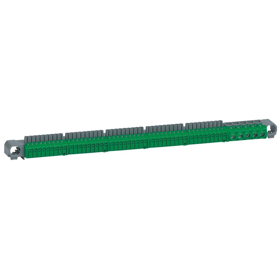 Geisoleerde aardrail 5x6 tot 25mm²