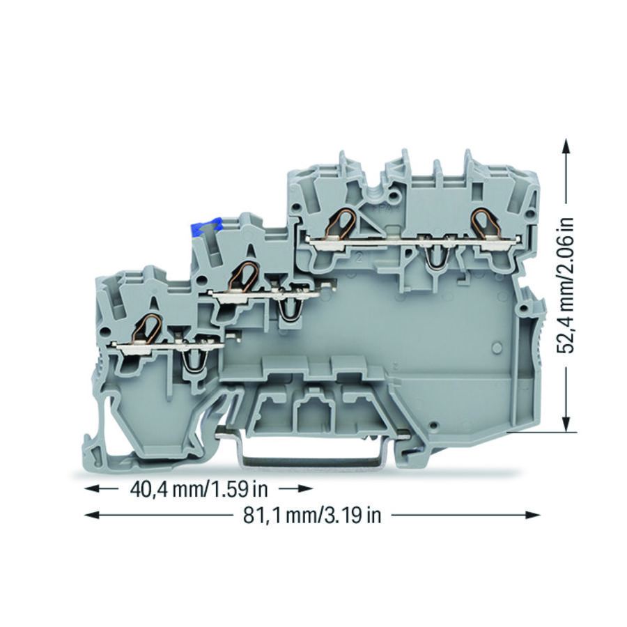 3-draads actuatorklem PNP(pos) en P 5310/102-000 VVE=50