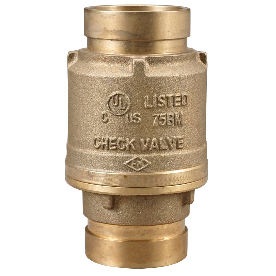 Messing keerklep geveerd Shurjoint BH22C MM 60,3mm