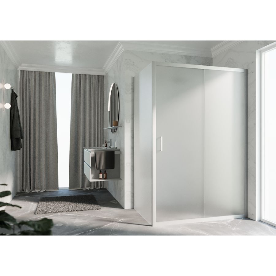 Deur Zeph 2.0 2P 114 Verst. 114-120 Cm Satin Glas Matchroom