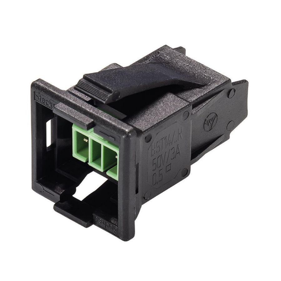 Apparatuuraansluiting BST14I3 chassiS female groen VVE=100