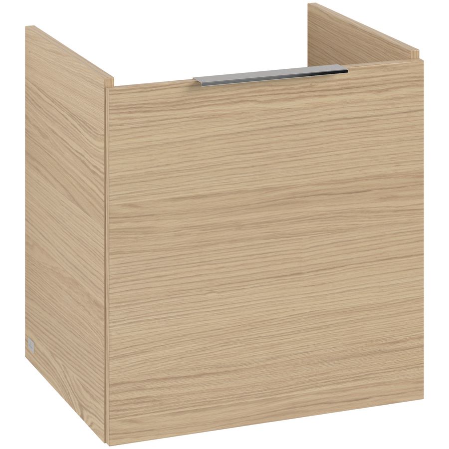 Wastafelonder. ARCHITECTURA 500x520x397mm Nordic Oak B88600VJ greep alu. glans