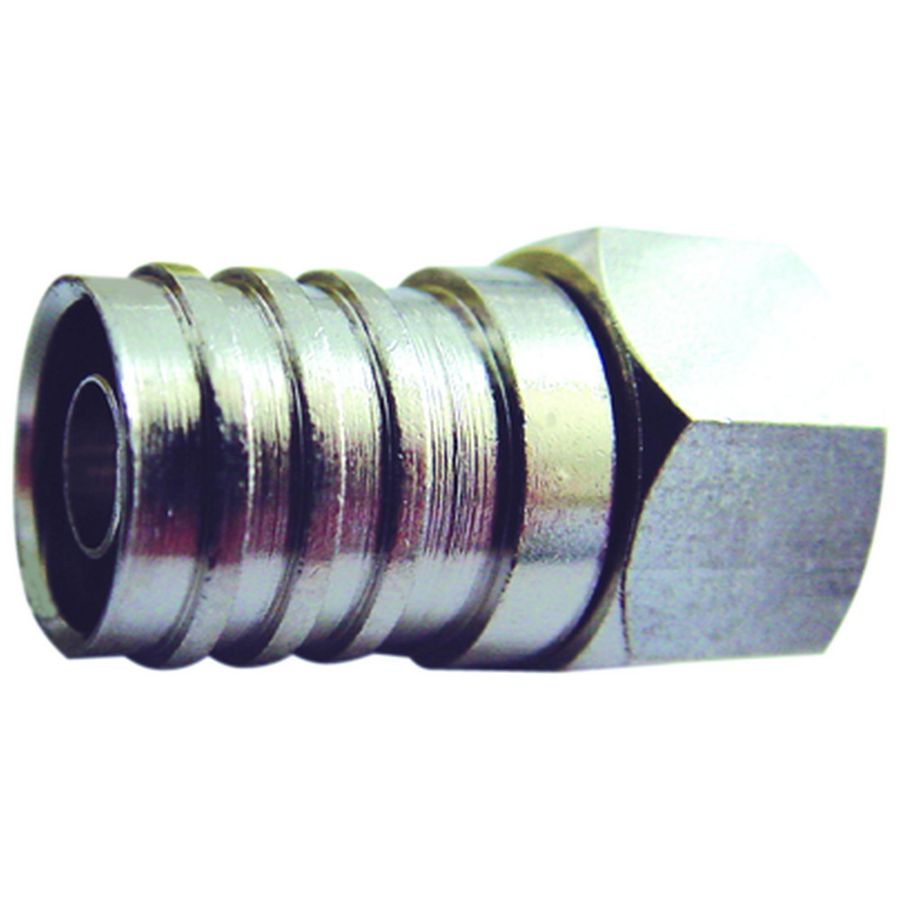 Doos a 10st. Krimpconnector RG59 vaste bus F Male