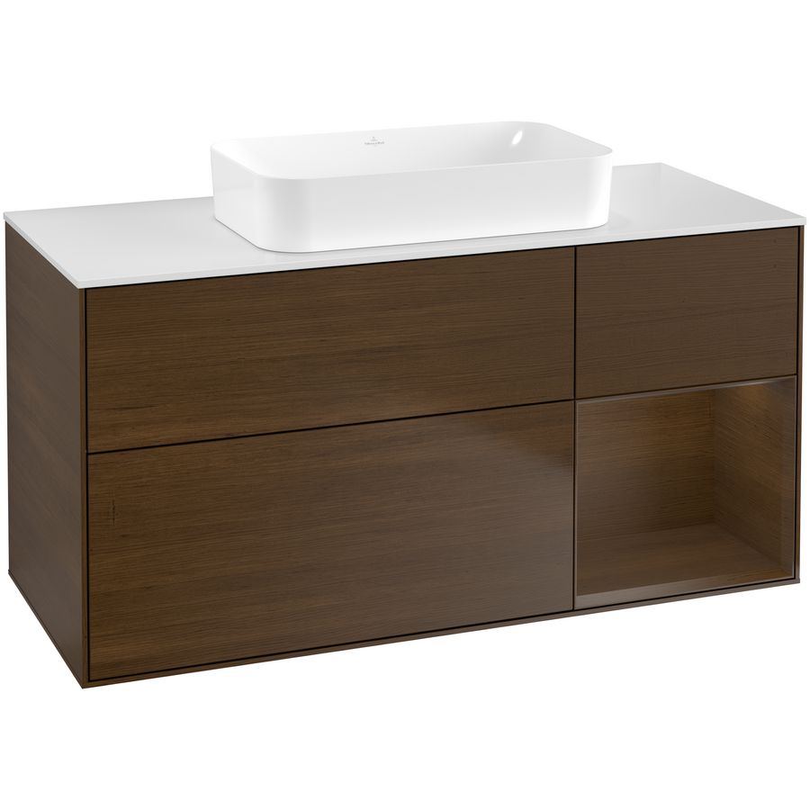 Wastafelonderkast Finion 1200x603x501mm W.Veneer F711GNGN