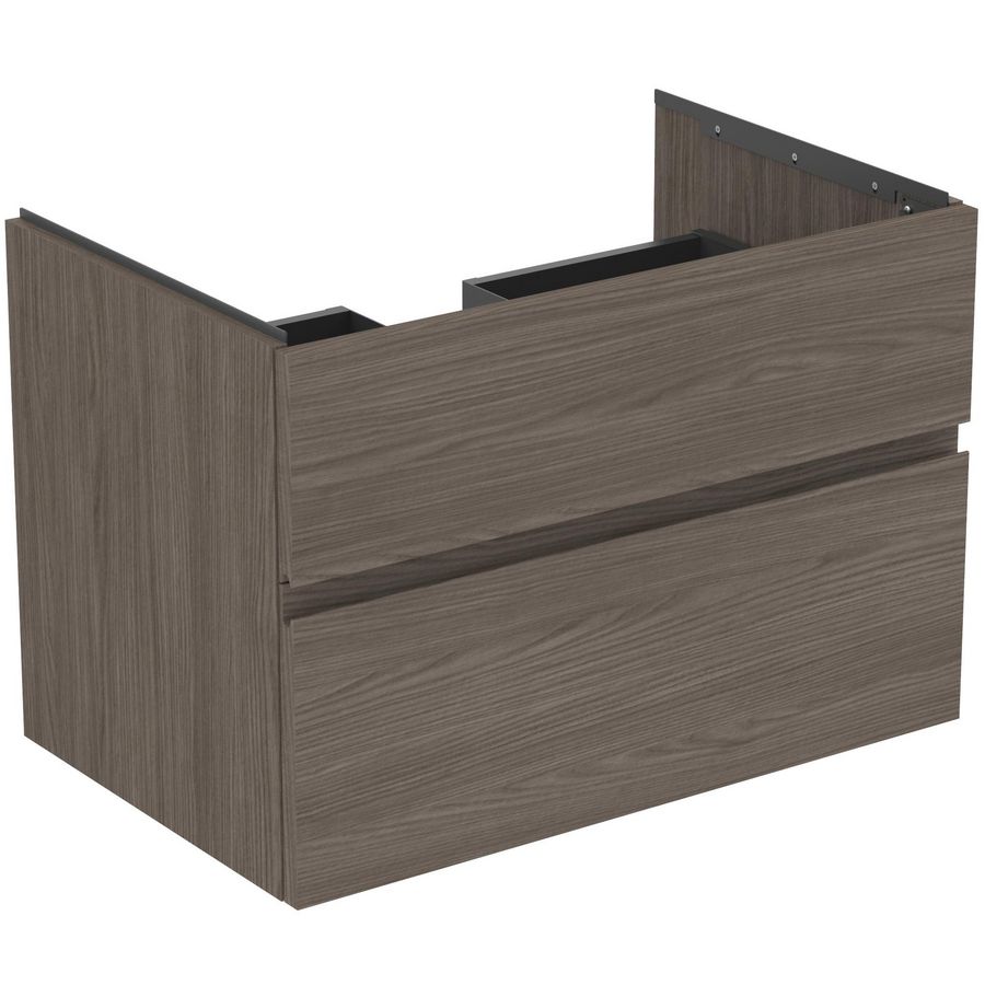 Wastafelmeubel 800x505x550mm dark elm 2 laden Finesse