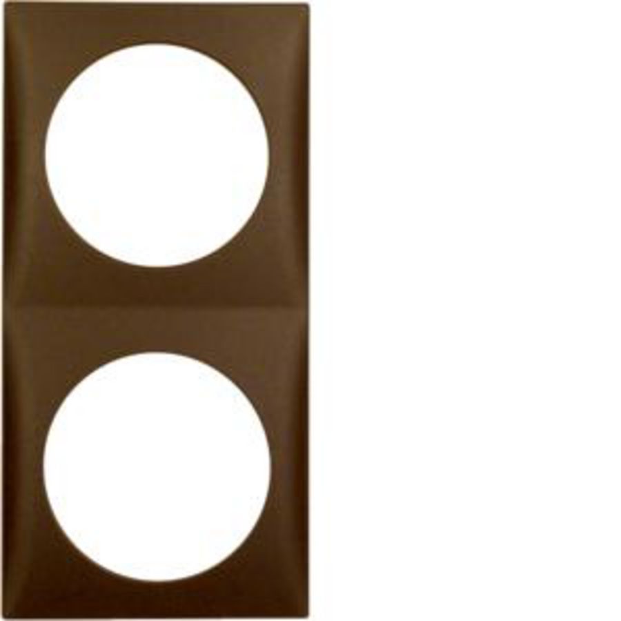 Afdekraam 2-v berker Integro flow bruin mat