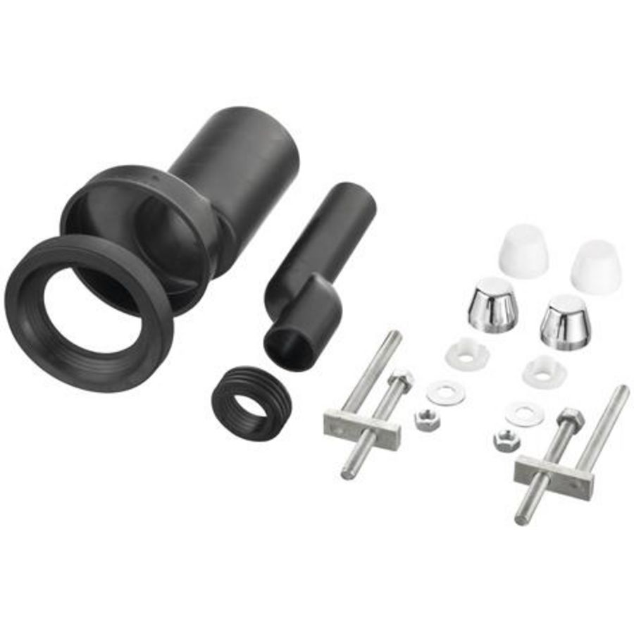 Aansluitgarnituur / verhogingsset tbv wandcloset versprongen 25mm verhoging