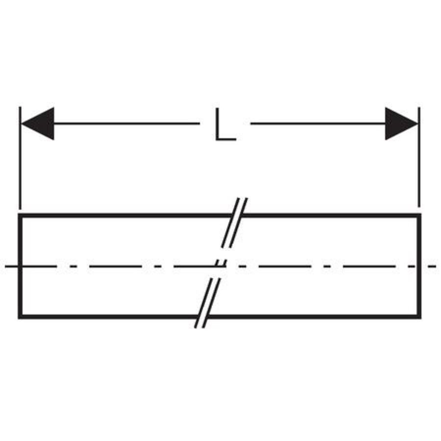 Lengte a 6mtr. systeembuis MAPRESS RVS 28mm (1.4401/AISI316)