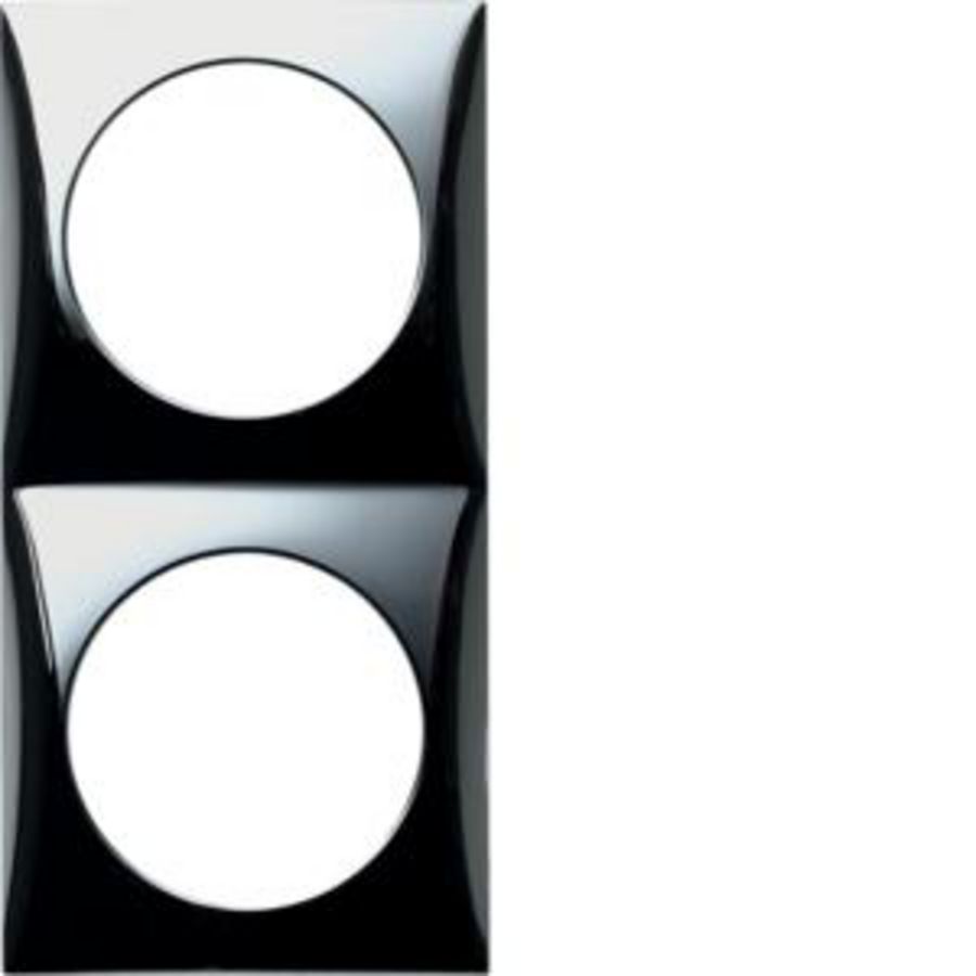 Afdekraam 2-v berker Integro flow chroom glans gelakt