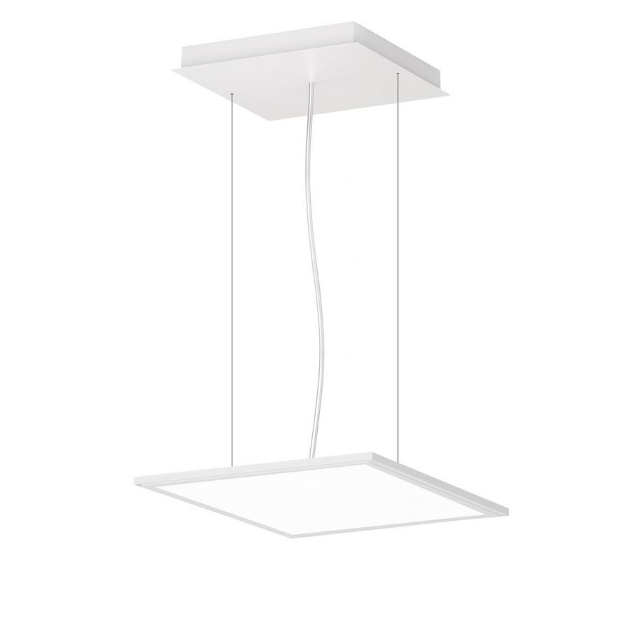LED-Pendelarmatuur 4000K 27W statisch Opaalwitte diffuser