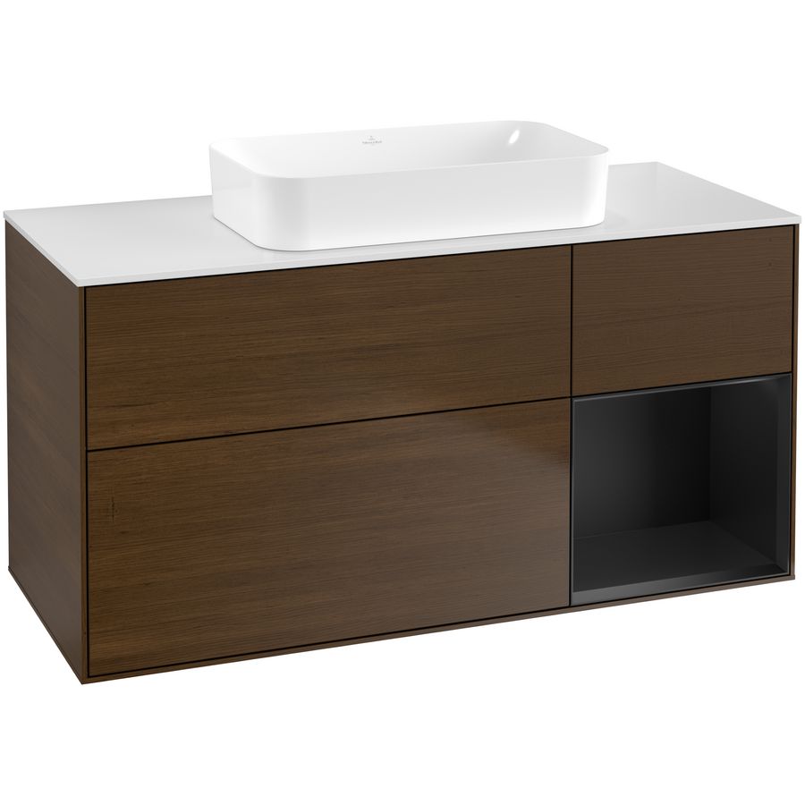 Wastafelonderkast Finion 1200x603x501mm W.Veneer F711PDGN