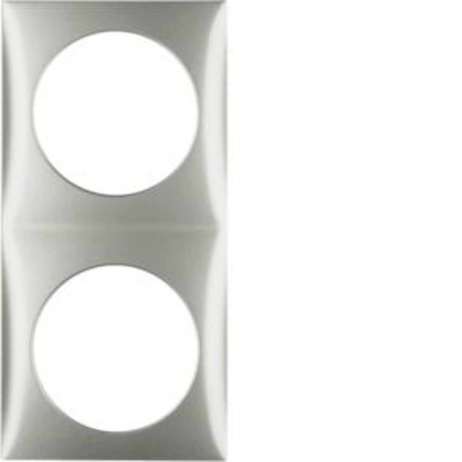 Afdekraam 2-v berker Integro edelstaal