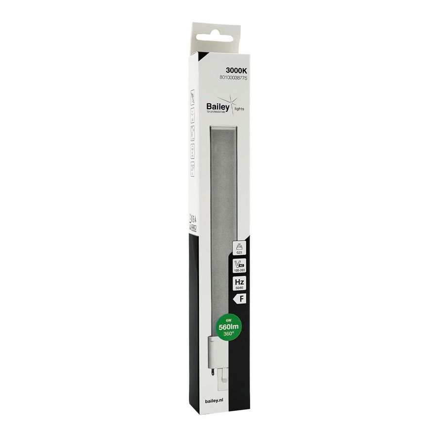 LED-lamp G23 2P PL TC-S 6W 11W 560lm 830 FR EM+AC