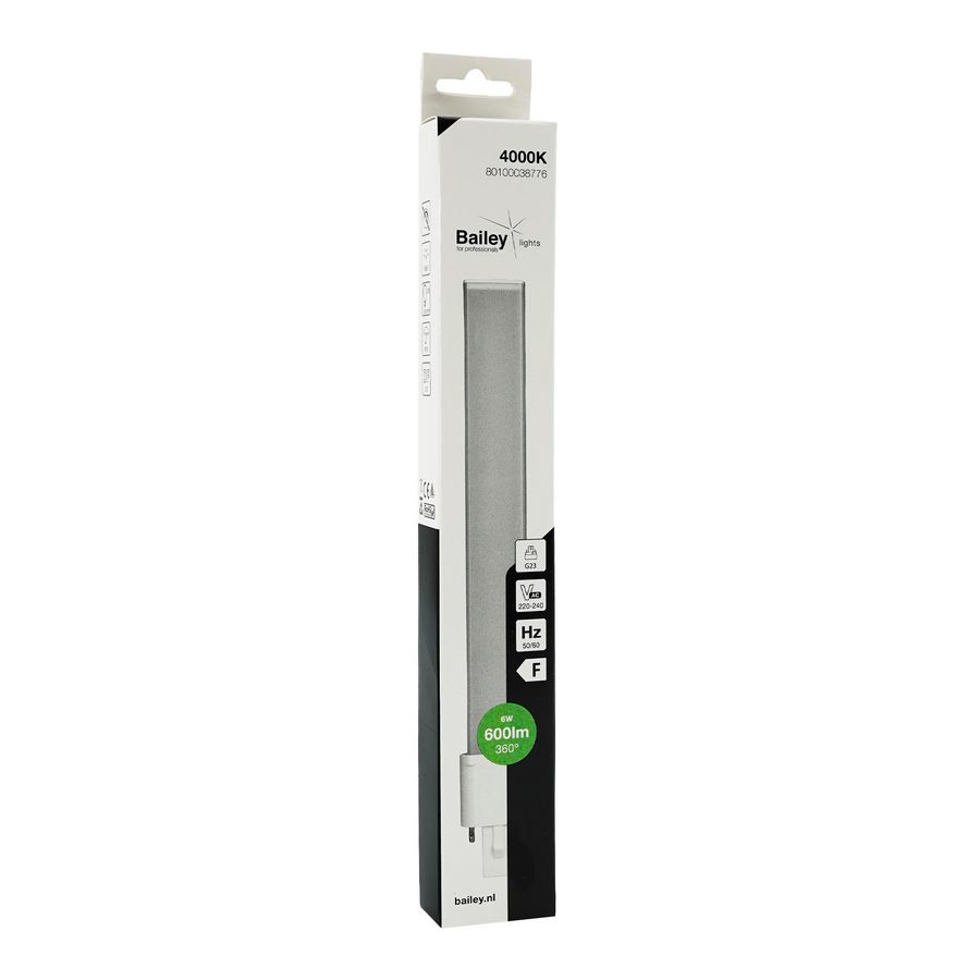 LED-lamp G23 2P PL TC-S 6W 11W 600lm 840 FR EM+AC