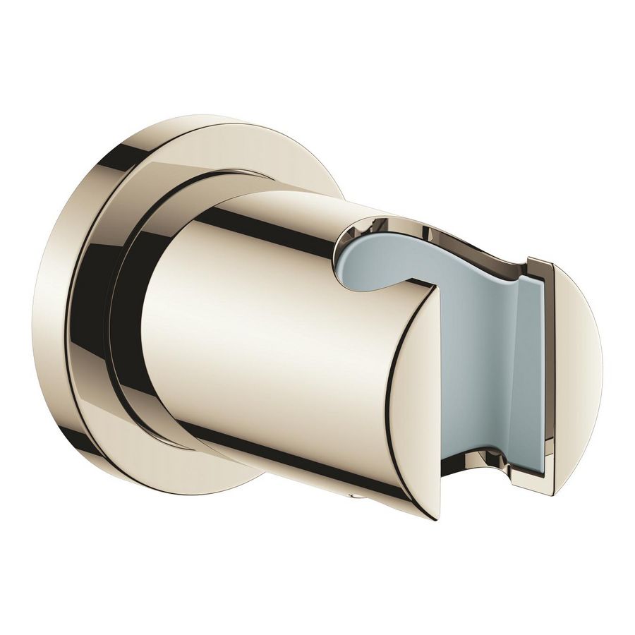 Rainshower wandhouder nickel rond