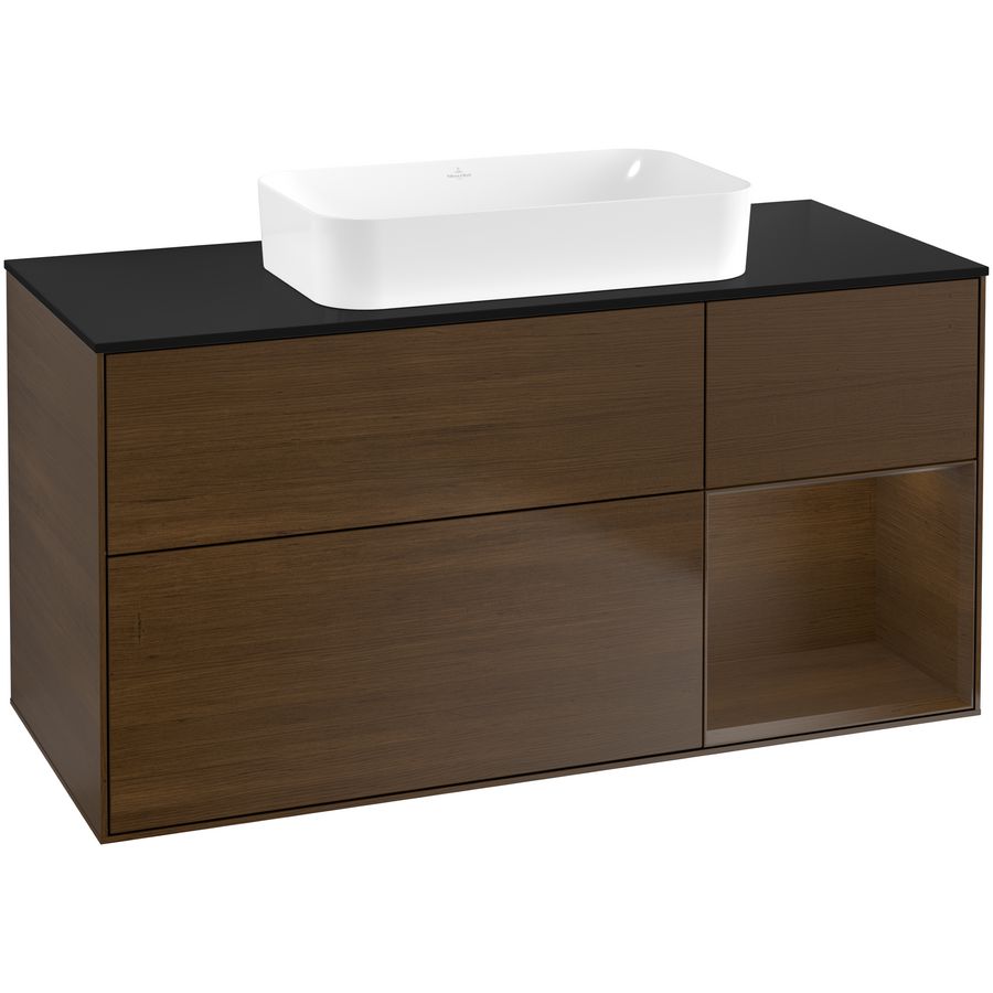 Wastafelonderkast Finion 1200x603x501mm W.Veneer F712GNGN