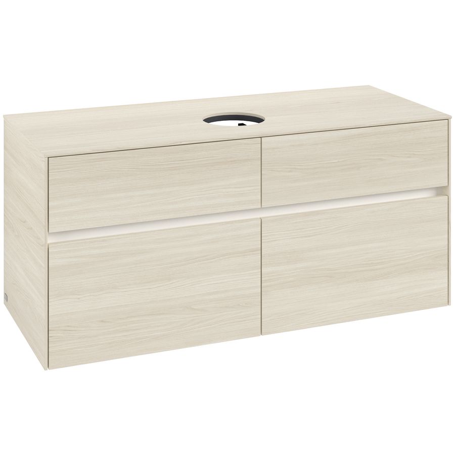 Wastafelonderkast Collaro 1200x548x500mm White Oak C041B0AA