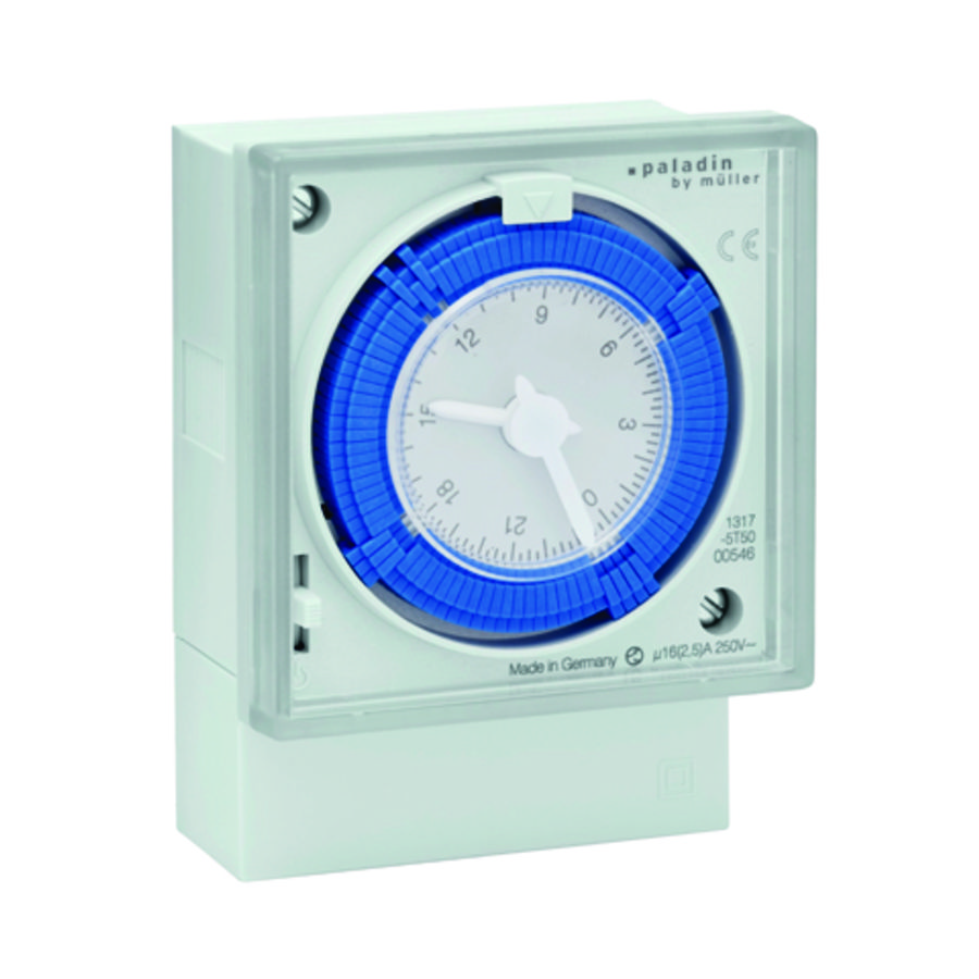 Mono Dschakelklok 16A 12-24VDC/24-48V 50/60Hz