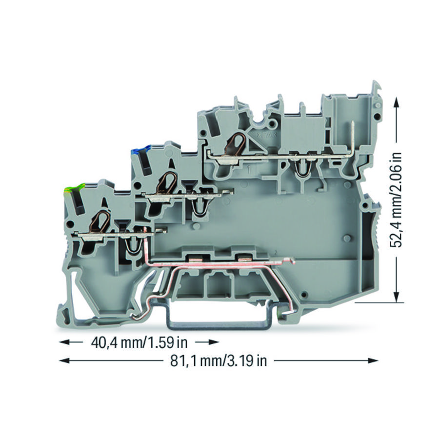 3-draads actuatorklem PNP(pos) en P 5317/102-000 VVE=50