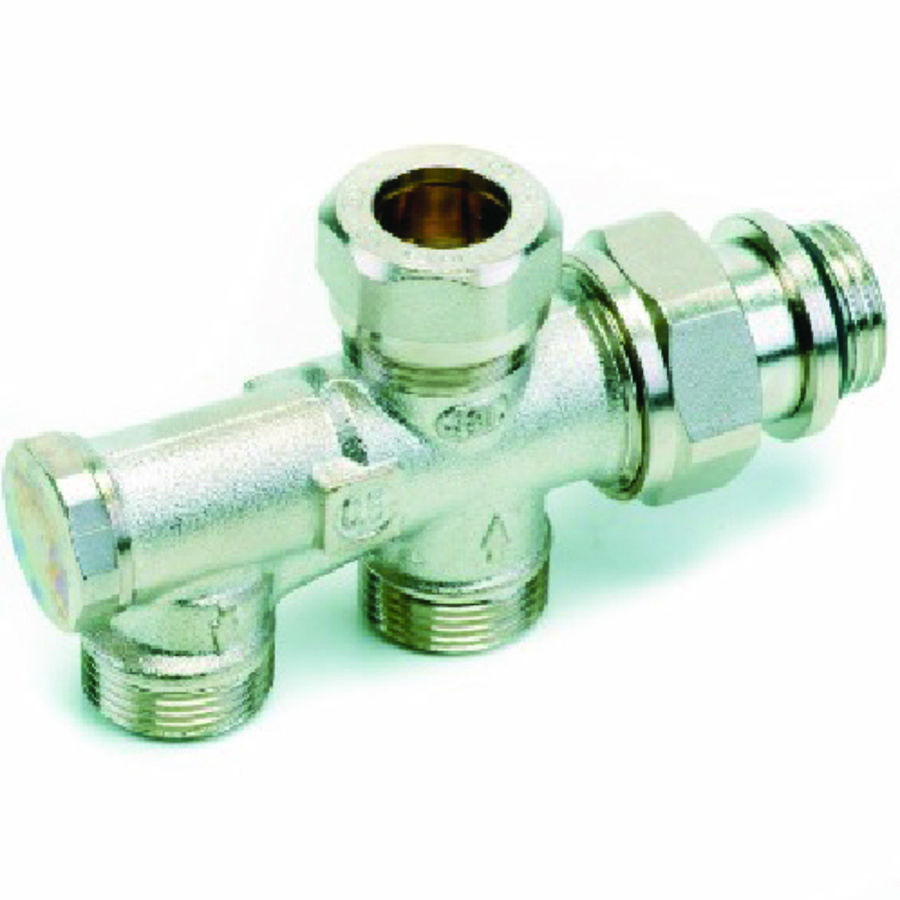 Zij-onderblok recht 1/2"-M22 bt. 35mm HOH + afsl.kegel 538E