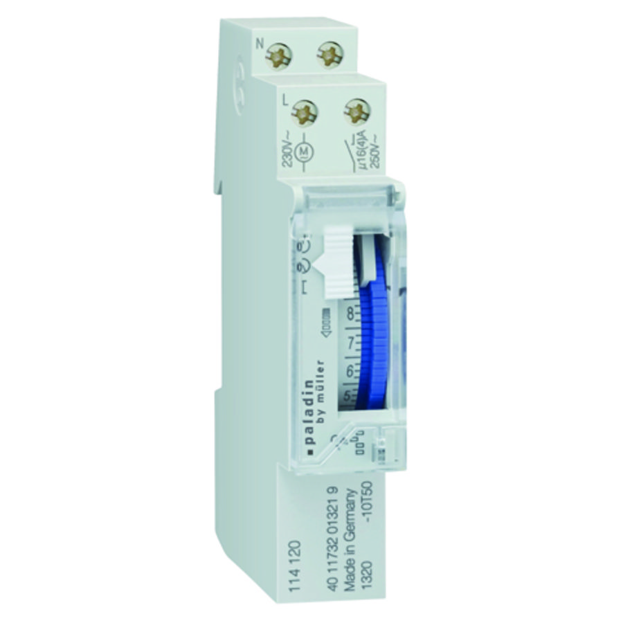 Pico QDschakelklok 16A 230VAC 50Hz 18mm IP20