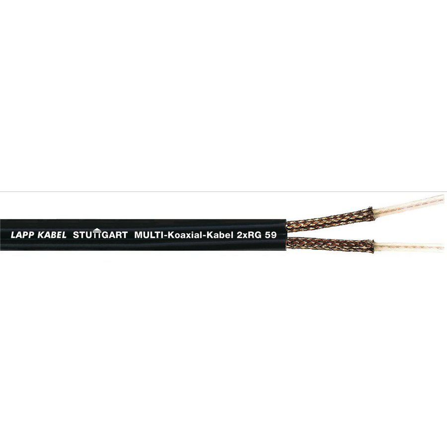 Haspel a 1000m. MULTI-KOAXIAL-CABLE 2XRG 59 B/U