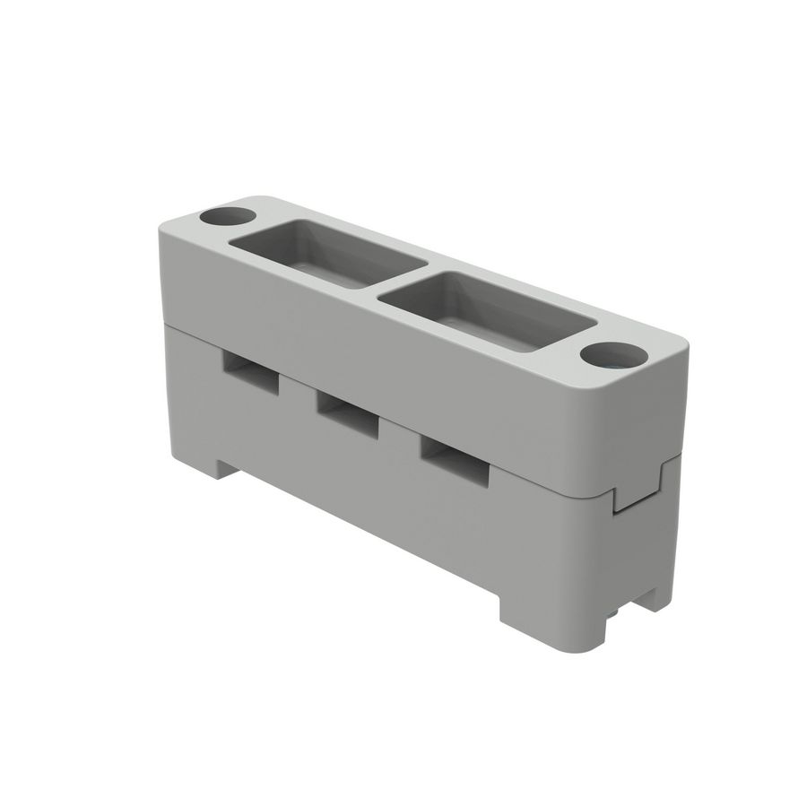 Railsteun DPX3 160A 3-polig zwevend-isolerend