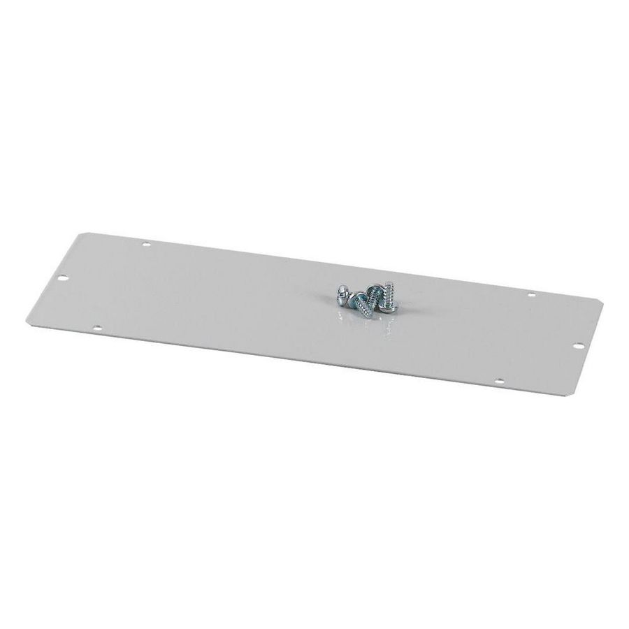 Flensplaat blinde uitvoering plaatstaal 1mm dik BP-O wit