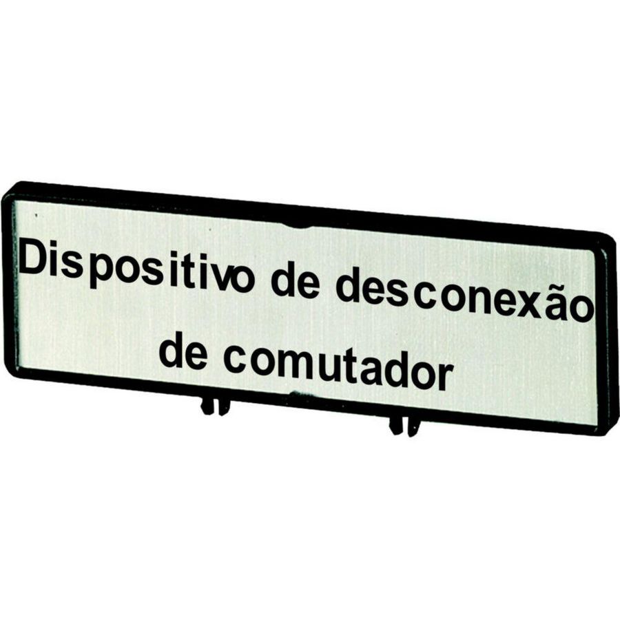 Klemmen met schild+schild Hoofdschakelaar ZFSNT72-T0 (taal Portugees)