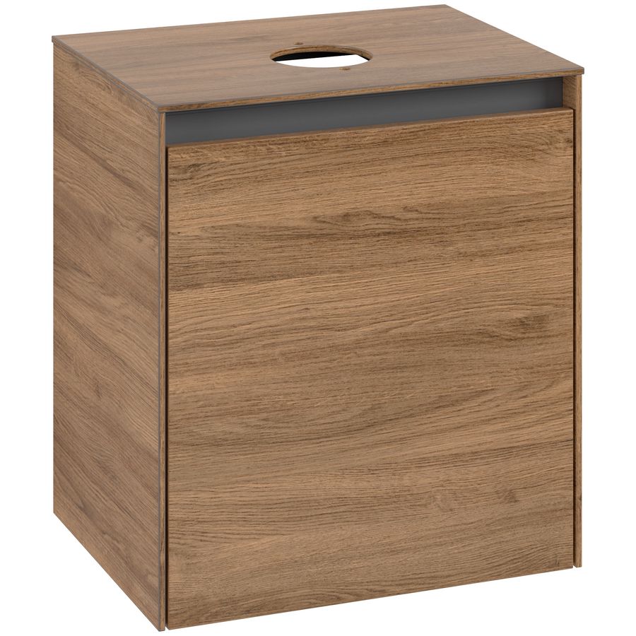 Wastafelonderkast Collaro 500x548x380mm Oak.Kans C14800RH