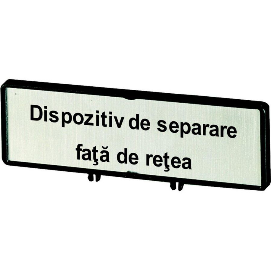Klemmen met schild+schild Hoofdschakelaar ZFSNT73-T0 (taal Roemeens)