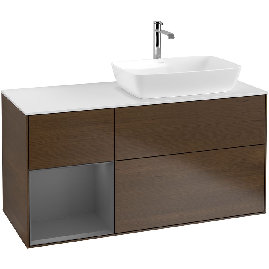 Wastafelonderkast Finion 1200x603x501mm W.Veneer F801GKGN