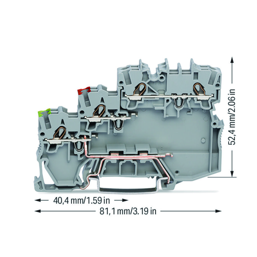 3-draads actuatorklem NPN(neg) en P 5317/101-000 VVE=50